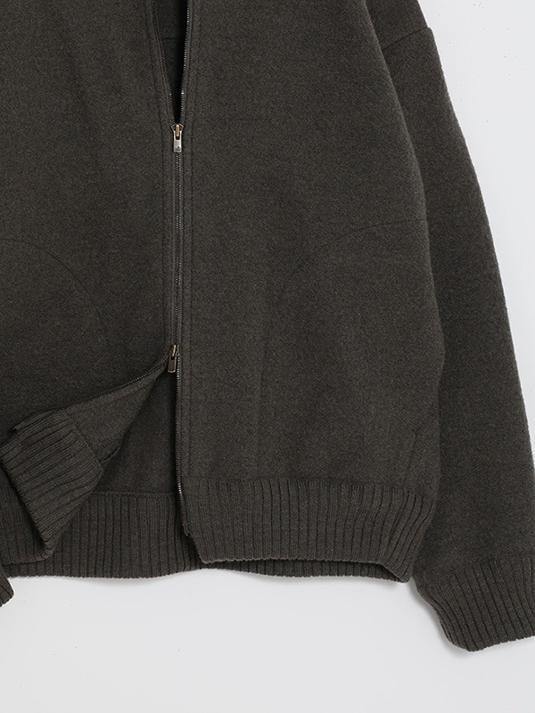 press wool blouson
