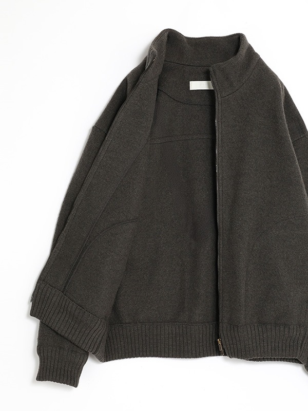 press wool blouson