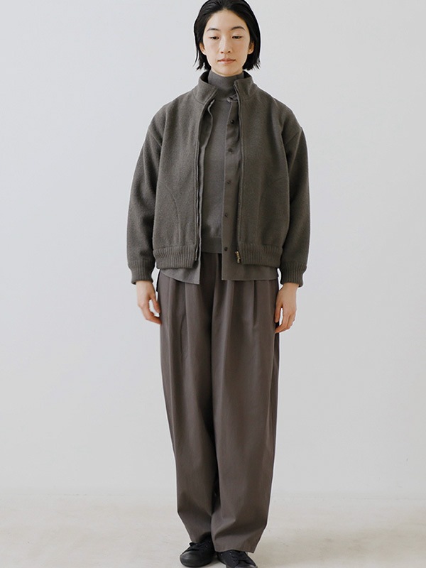 press wool blouson
