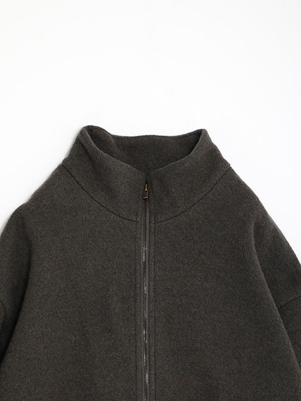 press wool blouson