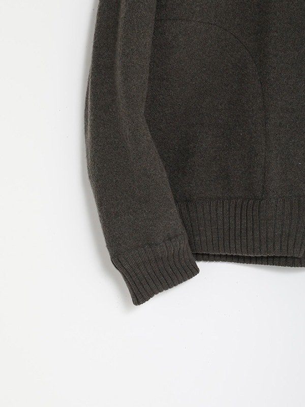 press wool blouson