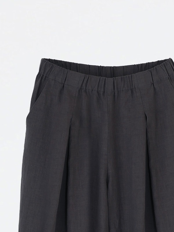 evam eva｜water linen culotte pants｜ladies',bottoms