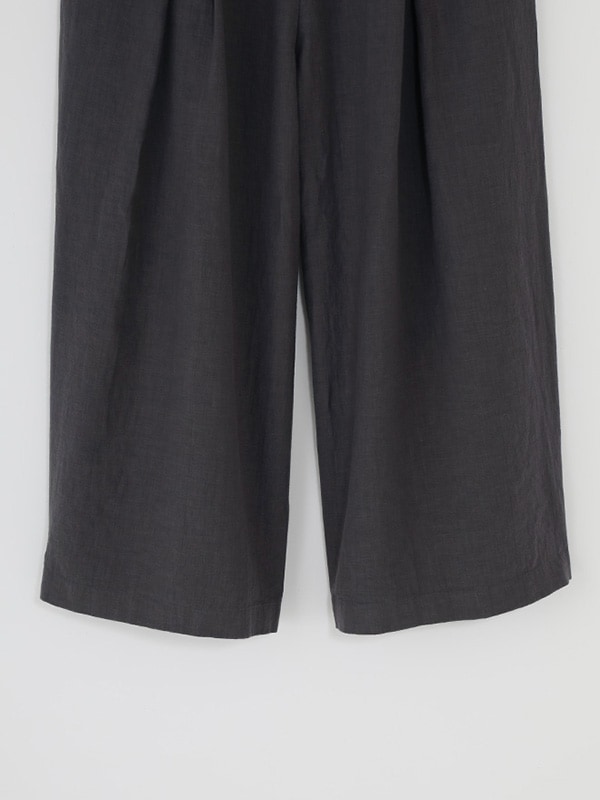 evam eva｜water linen culotte pants｜ladies',bottoms