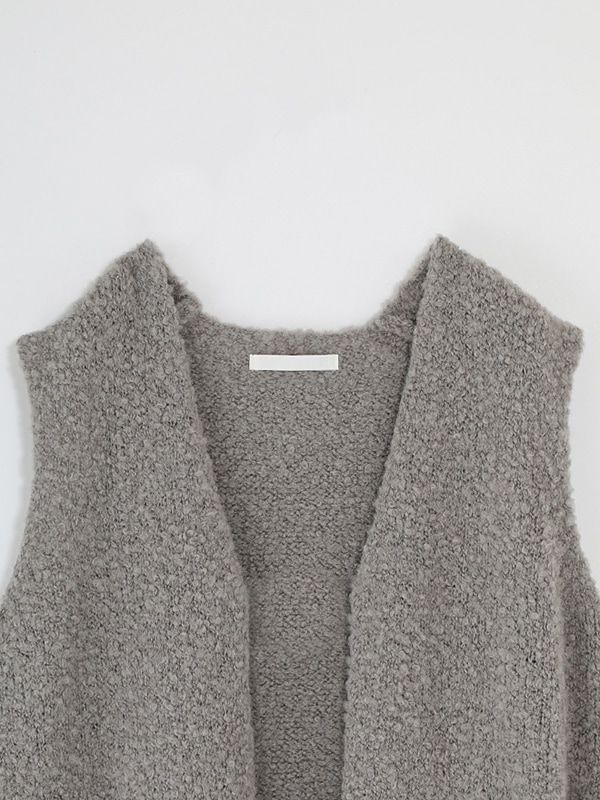 evam eva｜alpaca wool long vest｜ladies',outer
