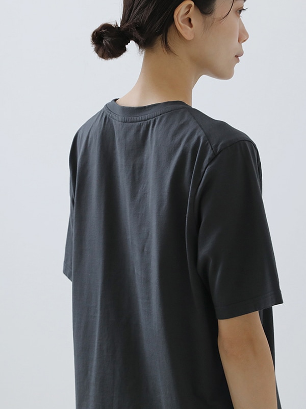 supima cotton half sleeve pullover