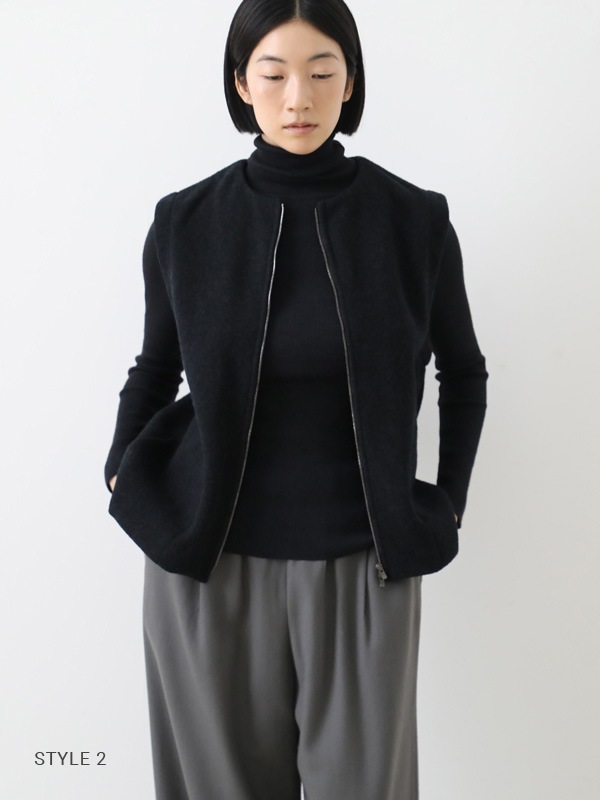 press wool vest
