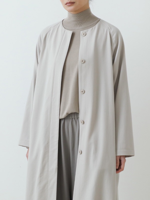 evam eva｜wool raglan coat｜ladies