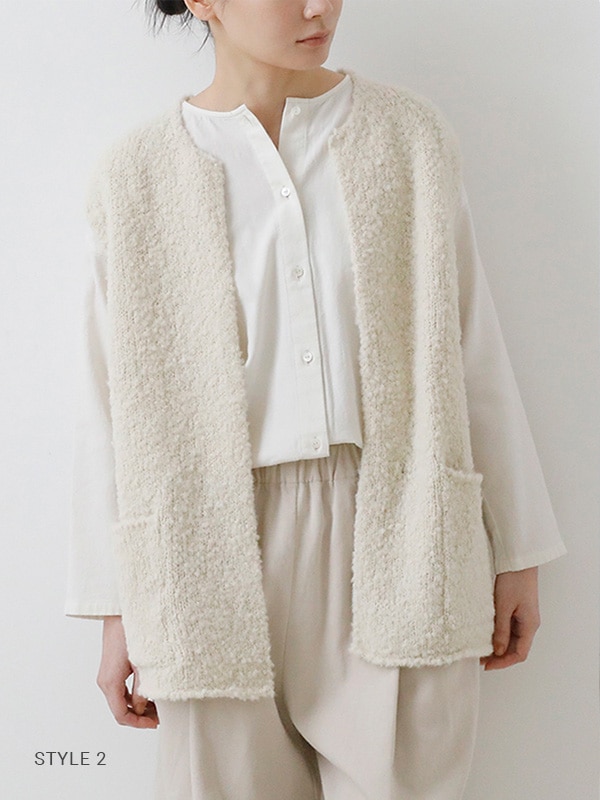 evam eva｜alpaca wool vest｜ladies',tops