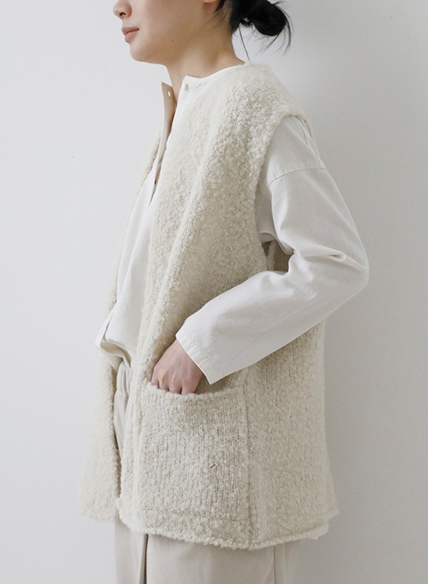 evam eva｜alpaca wool vest｜ladies',tops