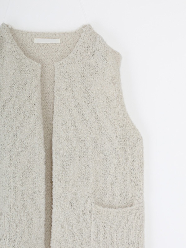evam eva アルパカウール ベスト スミ　美品 evam eva｜wool alpaca aze vest｜すべての商品