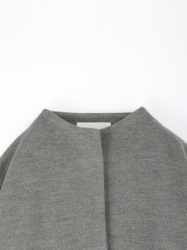 press wool short coat