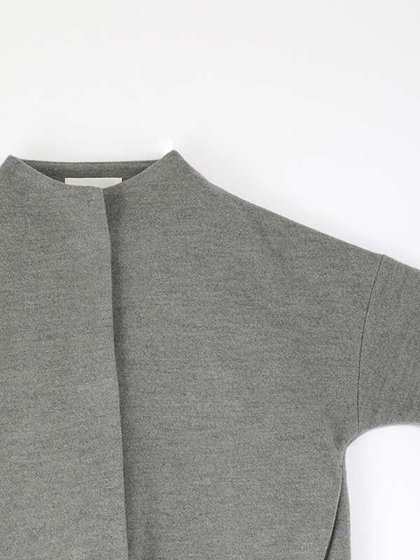 press wool short coat
