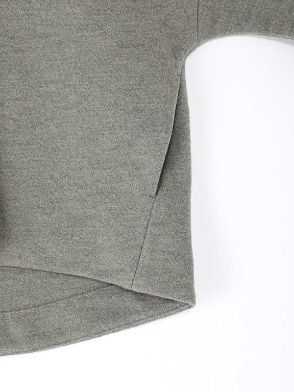 press wool short coat
