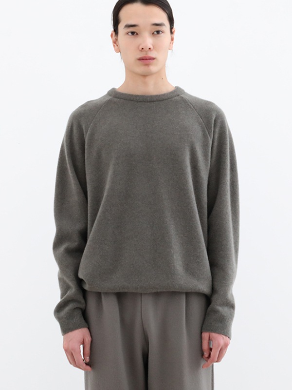 press wool raglan pullover [men's]