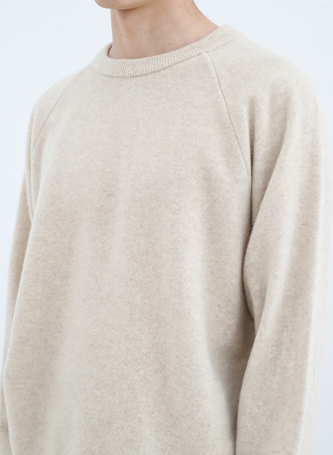 press wool raglan pullover [men's]