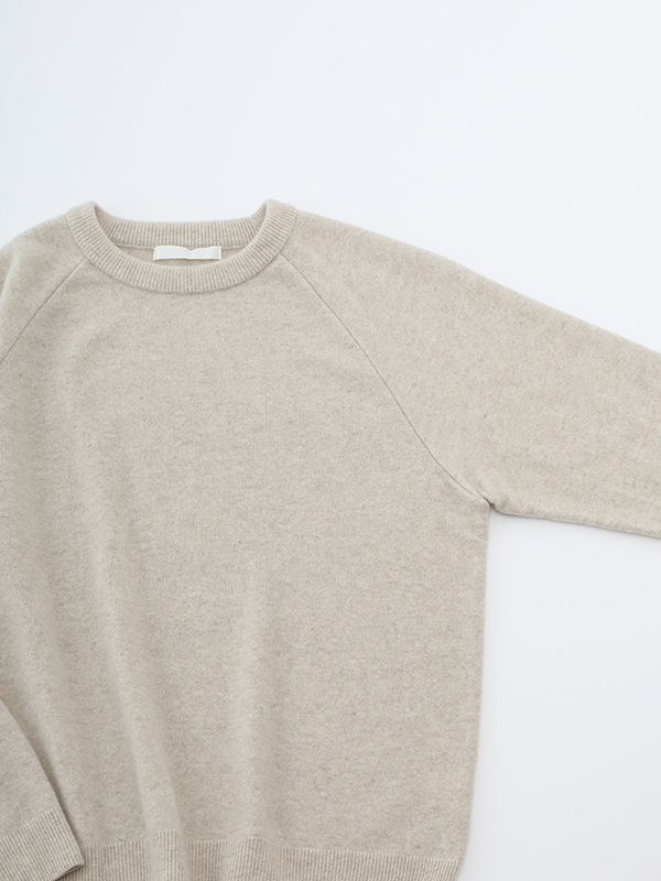 press wool raglan pullover [men's]