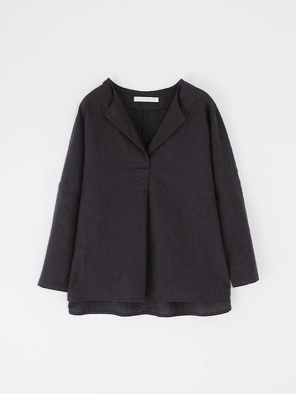 evam eva water linen pullover リネン100% evam eva|water linen pullover|ladies',tops
