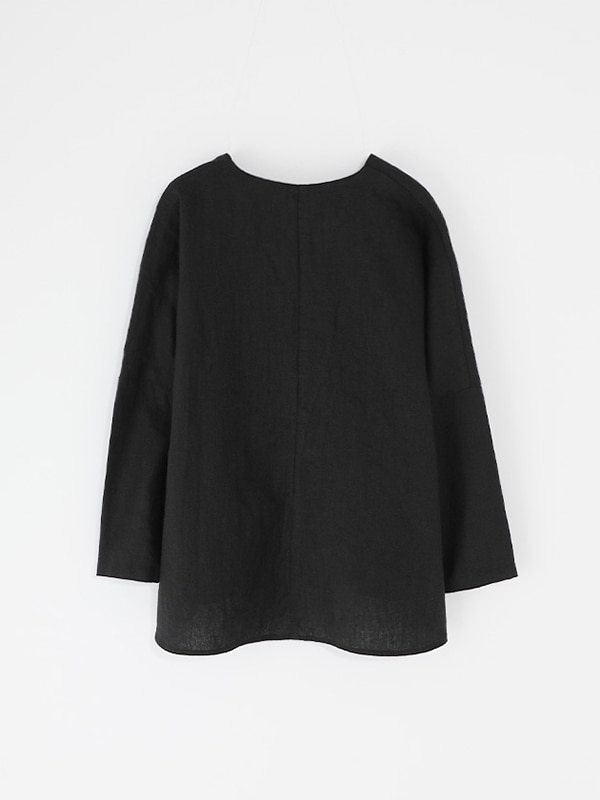 evam eva｜water linen pullover｜ladies',tops