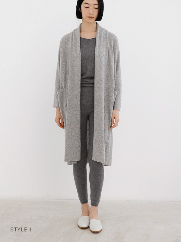 cashmere rib leggings
