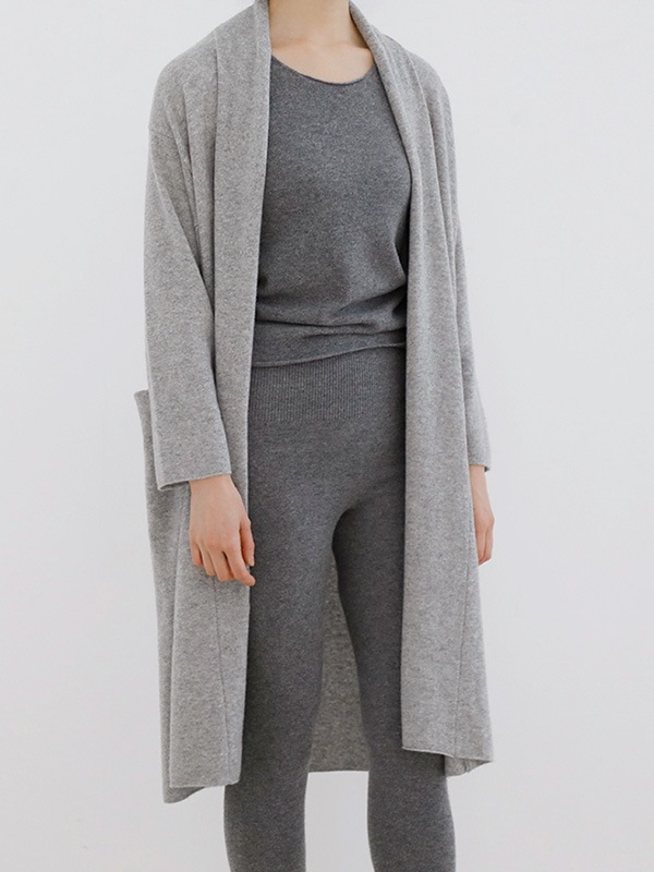 cashmere rib leggings
