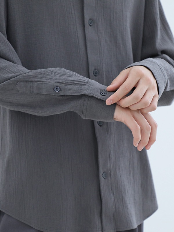 cotton shirt [men's]