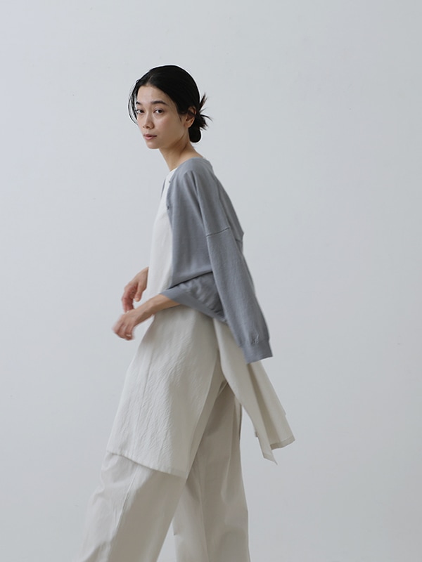 evam eva｜linen cardigan｜ladies',tops