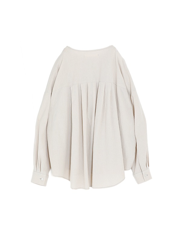 cotton no collar shirt