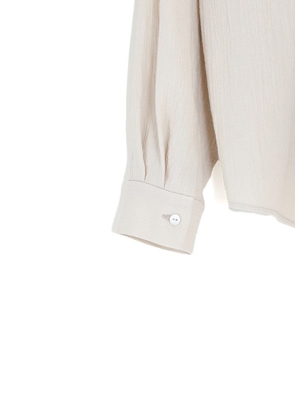 cotton no collar shirt