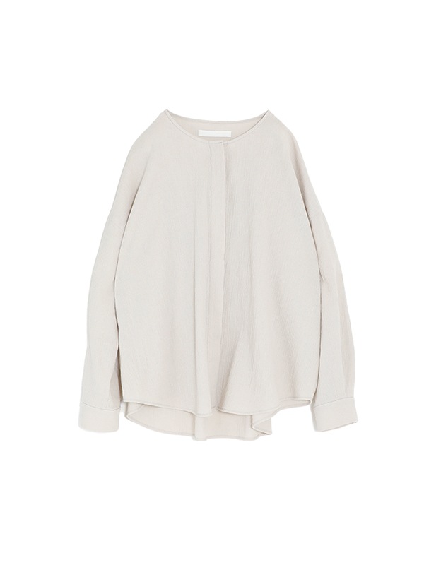 cotton no collar shirt