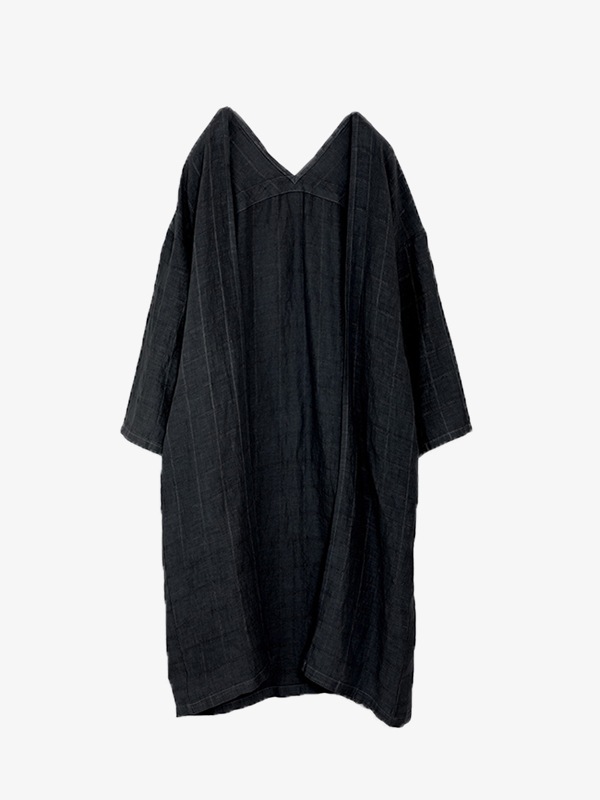 【evam eva】 9分袖丈 リネンローブ evam eva｜linen robe｜ladies',outer