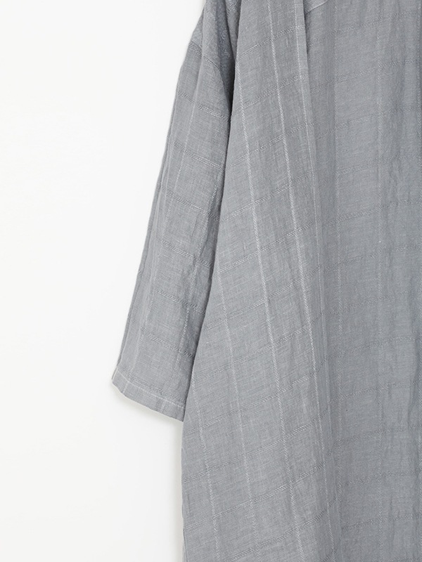 evam eva 草木染　リネン　カシュクールローブ セージ 楽天市場】evam eva(エヴァムエヴァ)linen robe 4colormade in