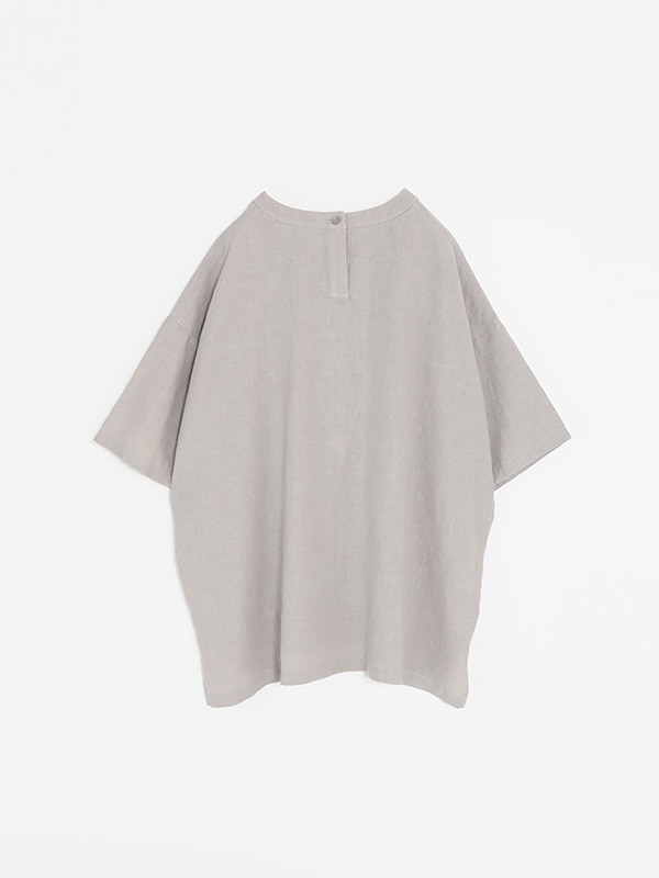 美品evam eva2025cotton halfsleeve pullover evam eva｜water linen half sleeve pullover [men's]｜men's