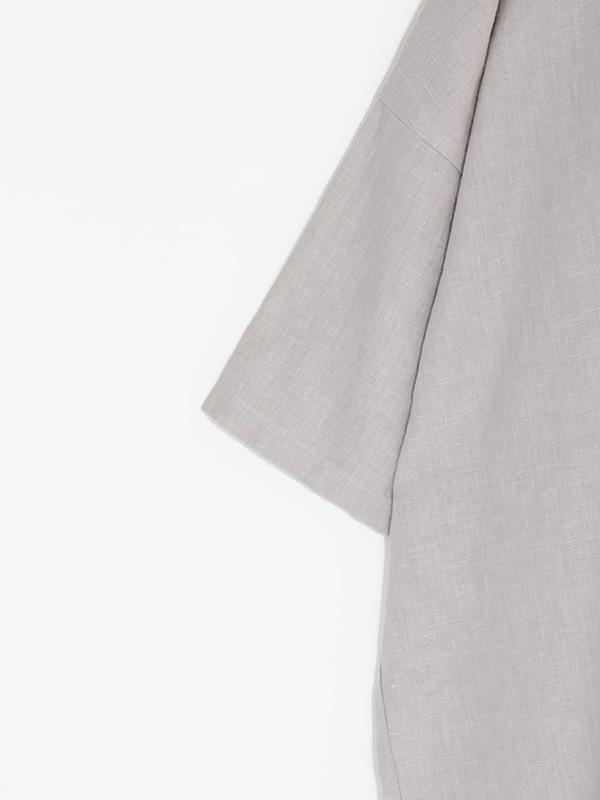 evam eva｜water linen half sleeve pullover [men's]｜men's