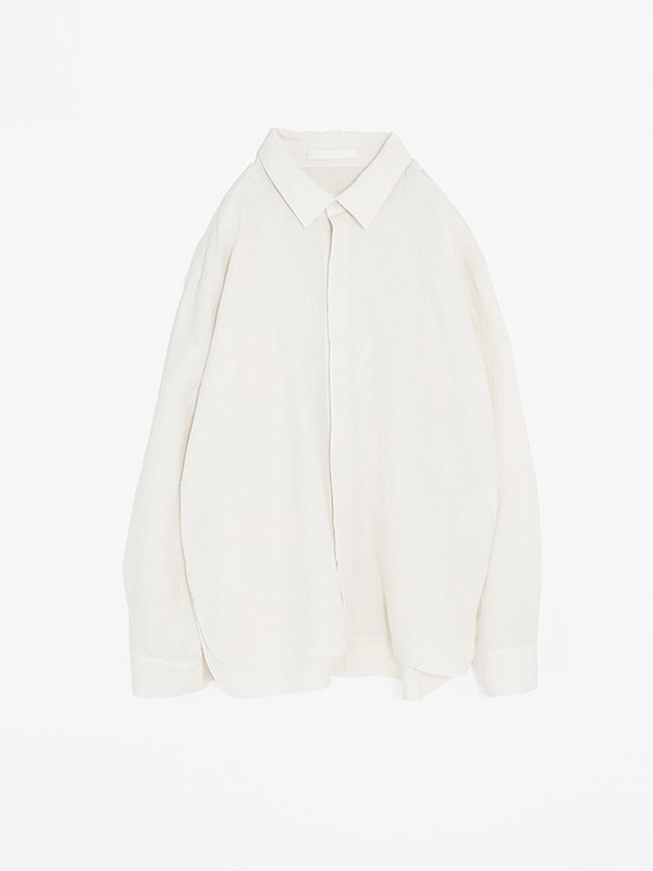 evam eva｜water linen shirt [men's]｜men's