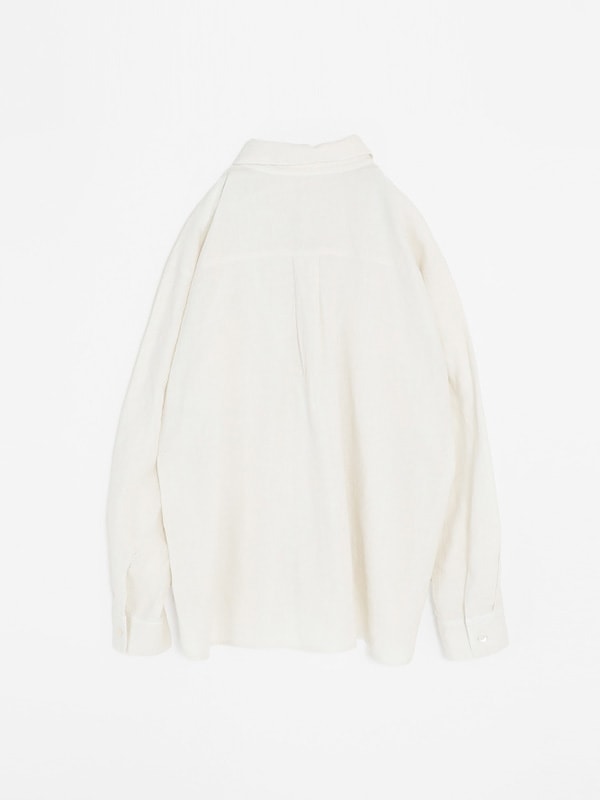 evam eva｜water linen shirt [men's]｜men's