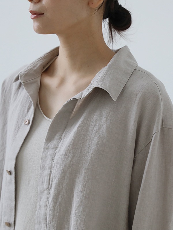 water linen shirt [men's]