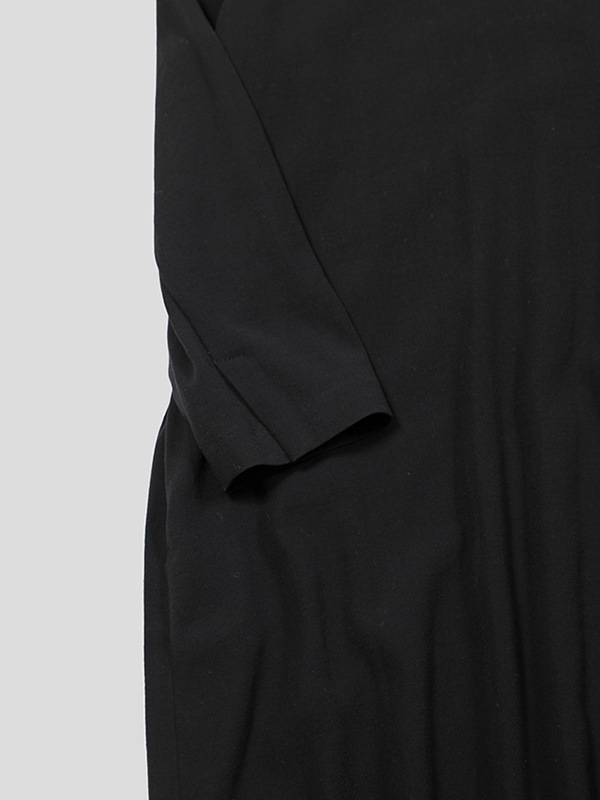 evam eva｜black straight one-piece｜ladies',one-piece