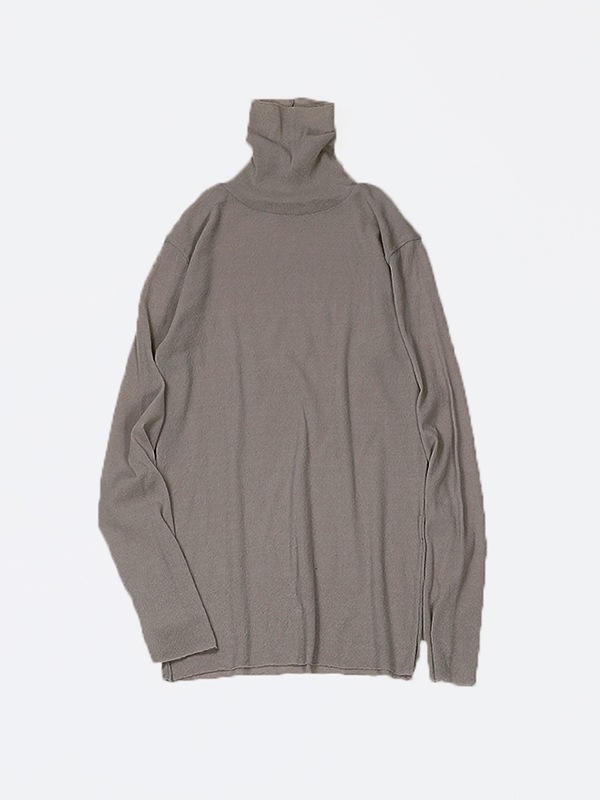 evam eva】cotton turtleneck / cotton100%