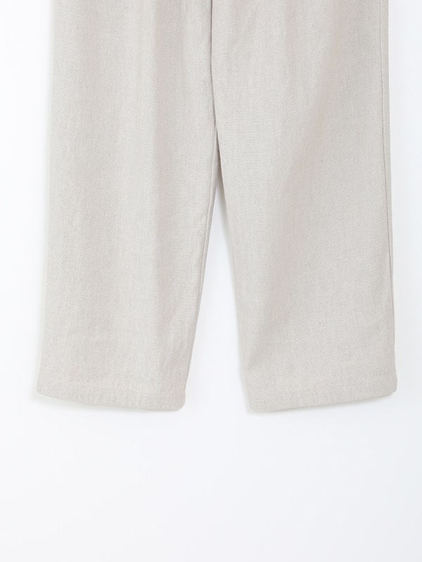 evam eva アイボリー ワイドパンツ cotton wide pants コットンワイドパンツ evam eva | 日々花