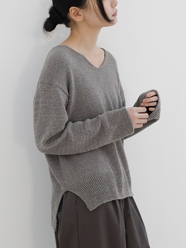evam eva｜wool alpaca pullover｜すべての商品