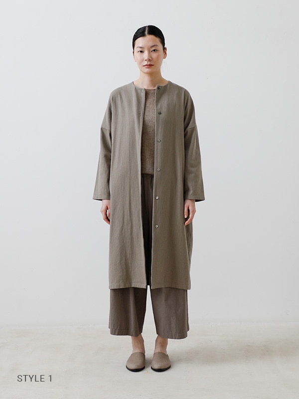 evam eva｜cotton shirt one-piece｜ladies',one-piece