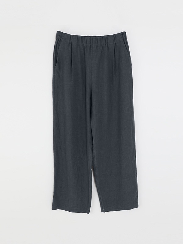 evam eva｜water linen wide pants｜ladies',bottoms