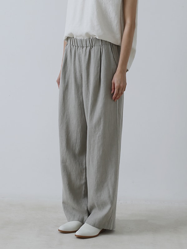 パンツ 25SS evam eva water linen culotte pants evam eva｜water linen wide pants｜ladies',bottoms