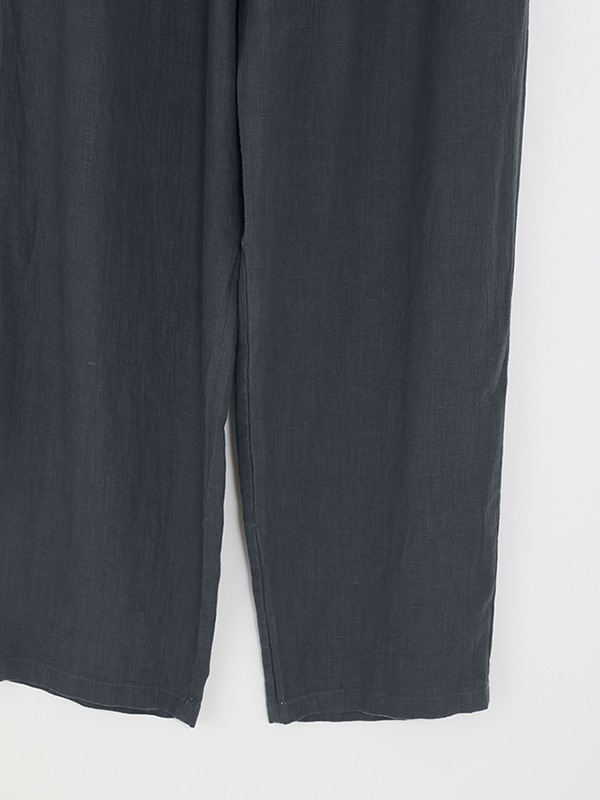 evam eva｜water linen wide pants｜ladies',bottoms