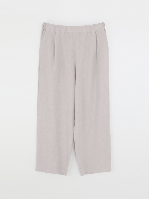 water linen wide pants