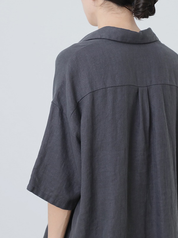 linen polo shirt [men's]