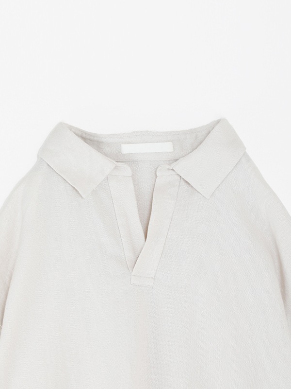 linen polo shirt [men's]
