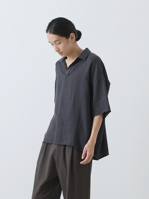 linen polo shirt [men's]