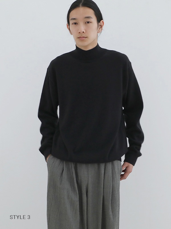 cashmere high neck [men's]