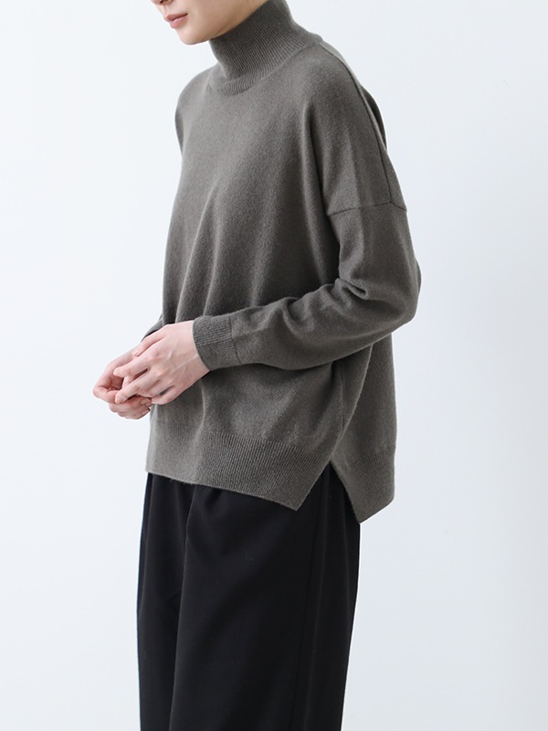 evam eva｜cashmere turtleneck｜ladies